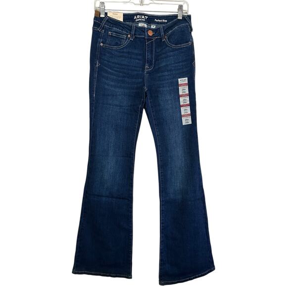 ARIAT Women's Ultra Stretch Perfect Rise Katie Flare Jean 28R - Picture 3 of 16